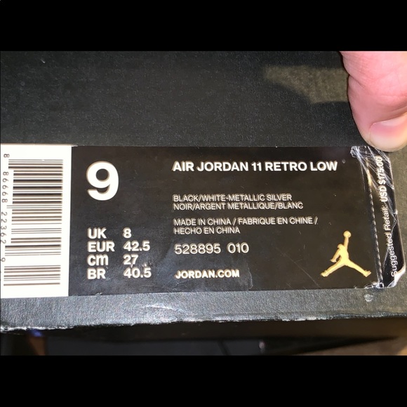 Air Jordan Retro low 11 snake skins - Picture 3 of 3